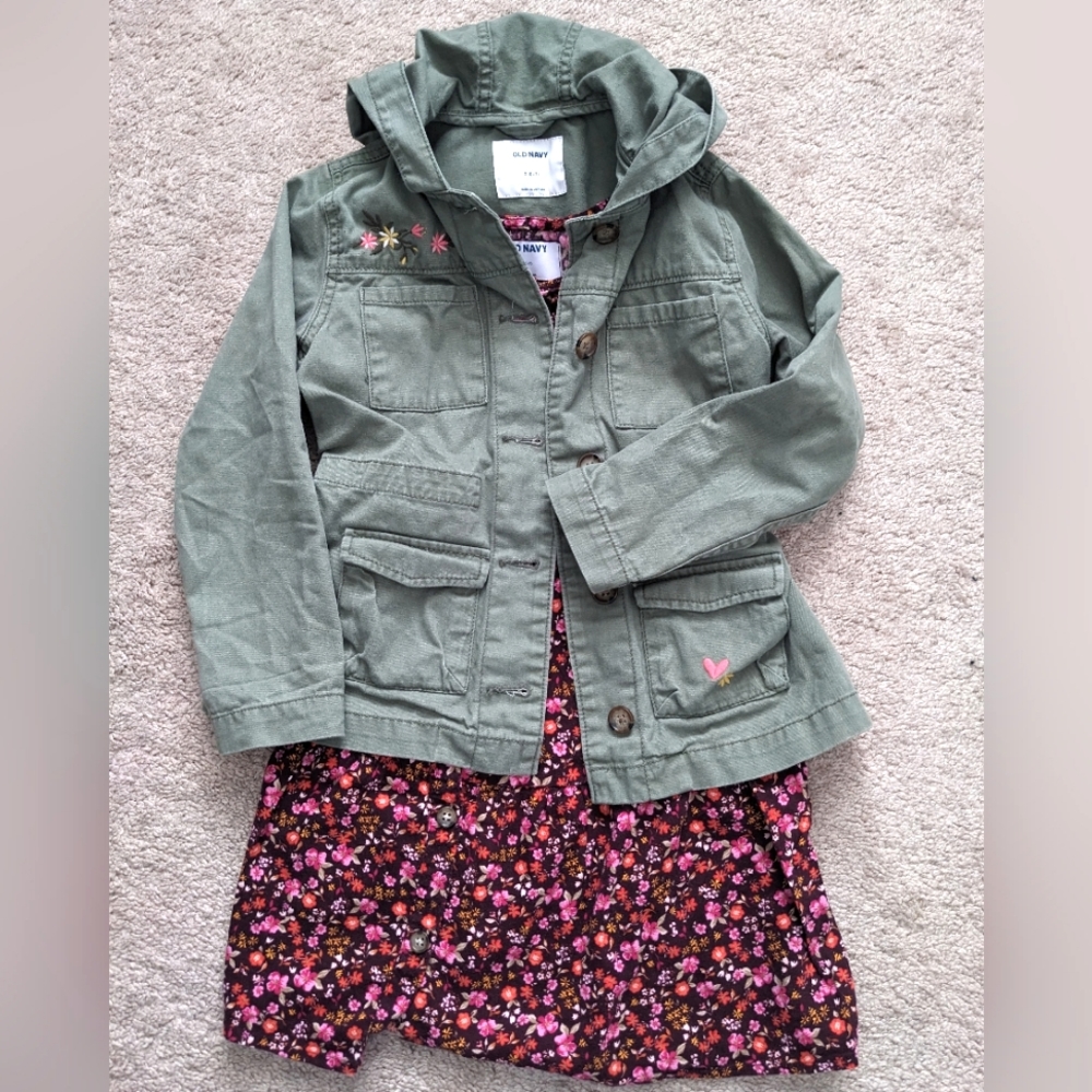 Old Navy Dress and Jacket Bundle size 6/7